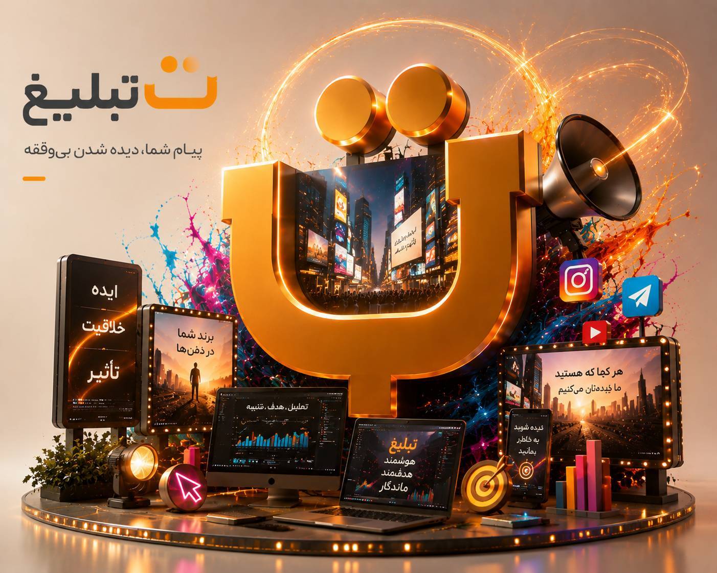 خدمات تبلیغات و برندسازی
