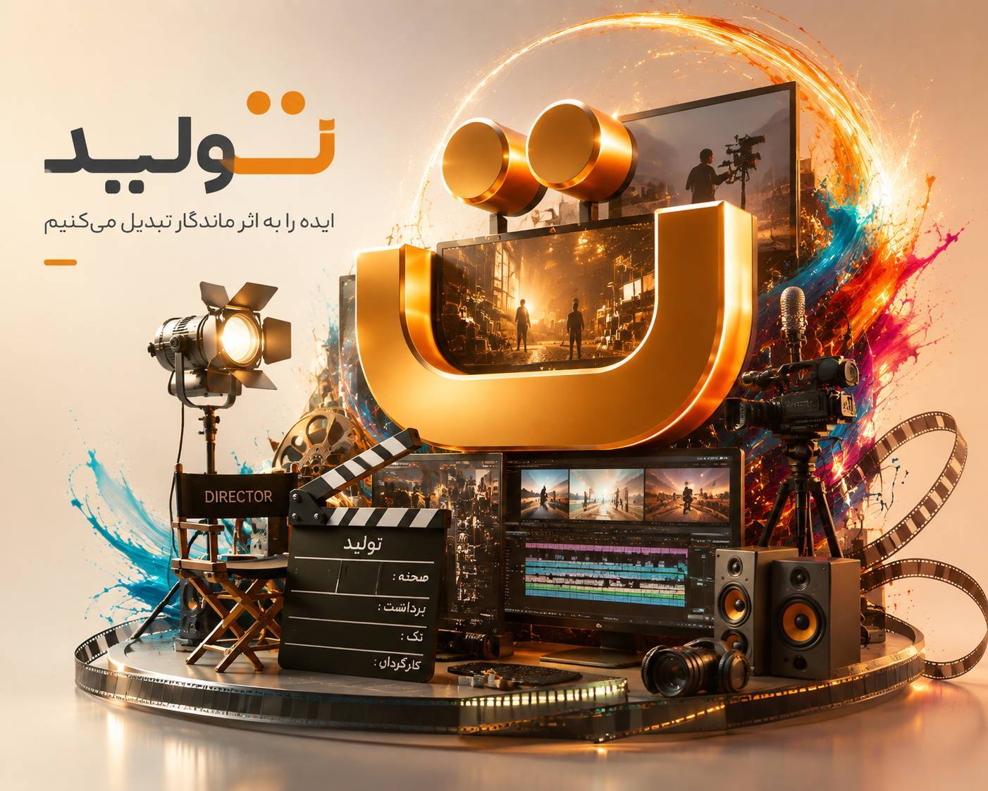 خدمات تولید محتوا و فیلم