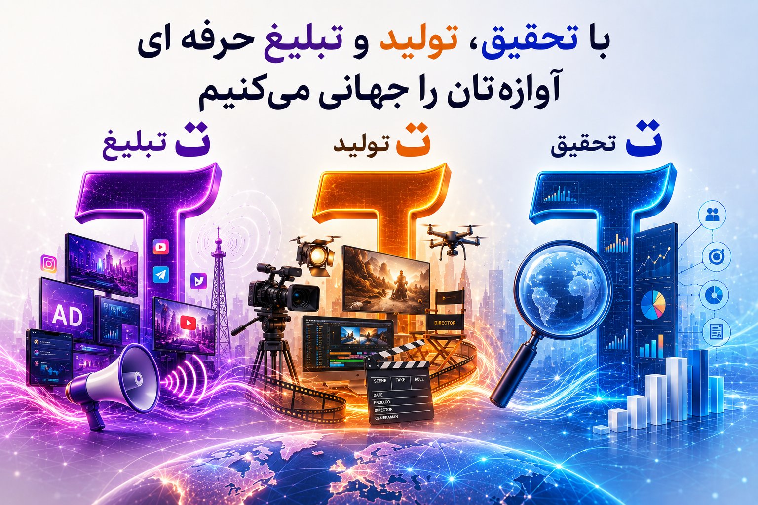 آوازه گـــران - آوازه شما را جهانی می کنیم